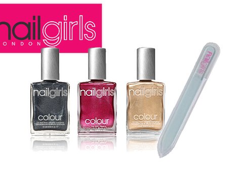 £20 for £40 Voucher to Spend on www.nailgirls.co.uk Against 3 Varnishes of Your Choice & Glass File