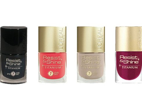 £10 Four Piece L'Oreal Resist and Shine Nail Polish, including Free Delivery